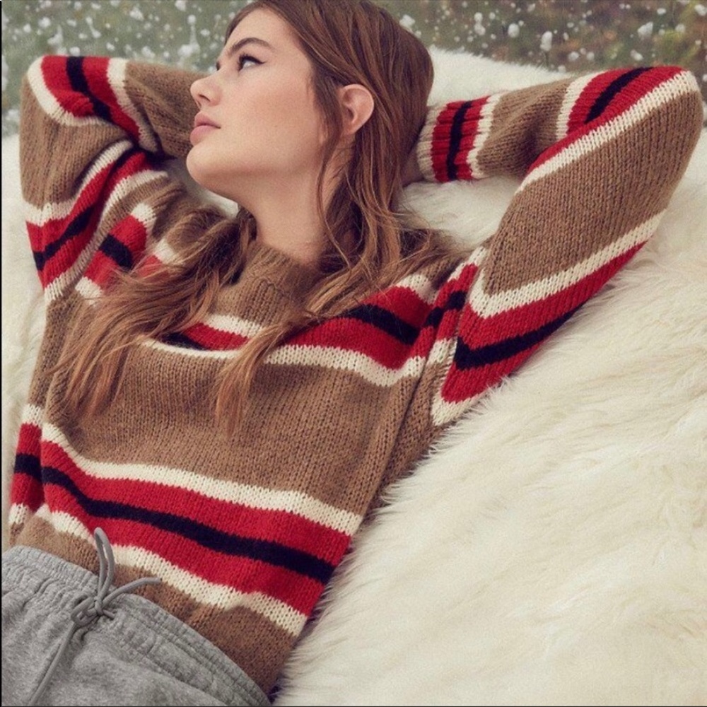UO striped boyfriend sweater